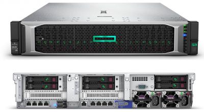 DL380 GEN10 XEON SILVER 4210R 2.4GHZ 1P 10C, 16GB, 8SFF, P408I-A SAS/SATA NON-HDD, 1GB 4-PORT 366FLR, 500W, 3Y WTY P19720-B21